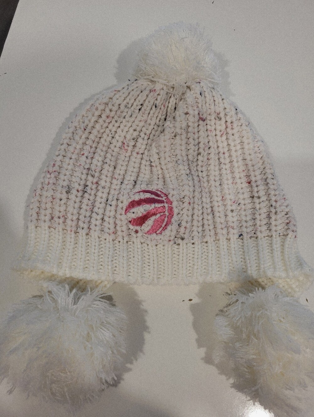 NBA Toronto Raptors Speckled Knit Pom Beanie For Girls